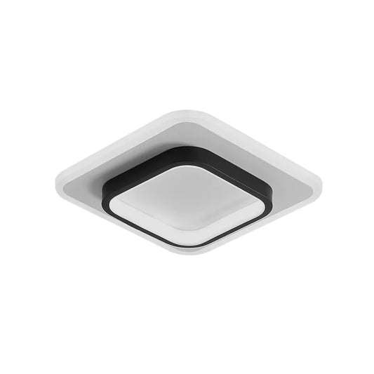 Modern LED Ceiling Light – Square Panel Downlight for Bathroom. Kitchen. Bedroom | Energy Efficient A+++ | 3000K-6500K