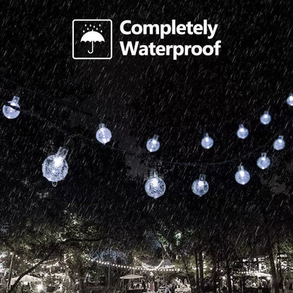 100 LED Solar String Lights – Retro Hanging Fairy Ball Lights for Garden & Outdoor Decor