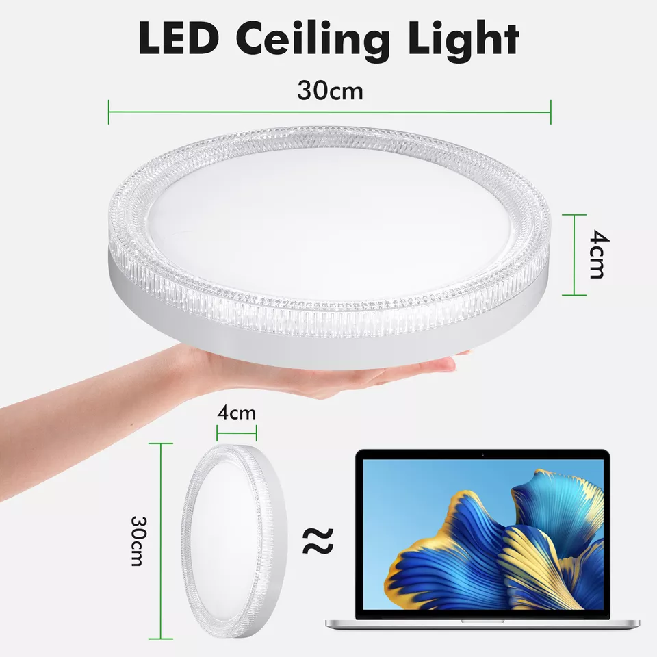 LED Round & Square Ceiling Light – 12W-48W. IP44