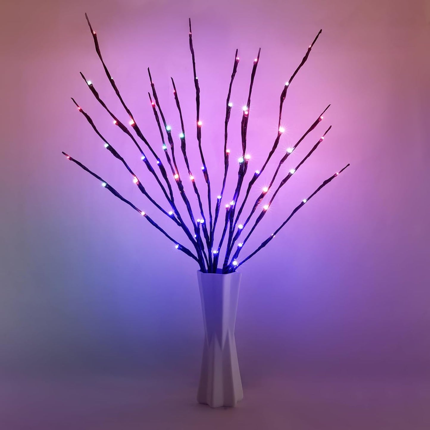 LED Branch Lights 3 Pack 73cm Twig Lights Decoration White