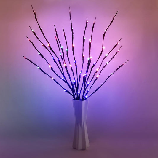 LED Branch Lights 3 Pack 73cm Twig Lights Decoration White