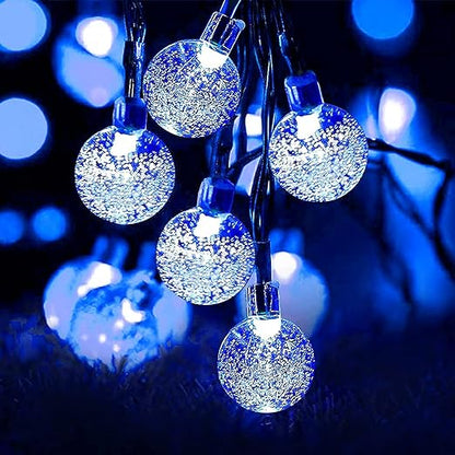 50 LED Solar Fairy Lights. Multi-Coloured. Waterproof. 23ft