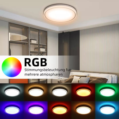 28W RGB LED Round Ceiling Light – Remote Control