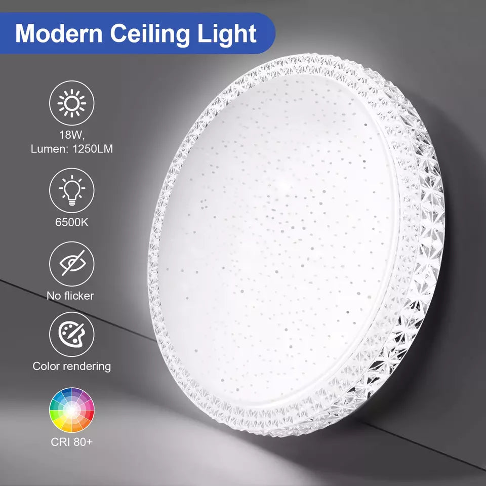 Modern Cool White LED Round Ceiling Light