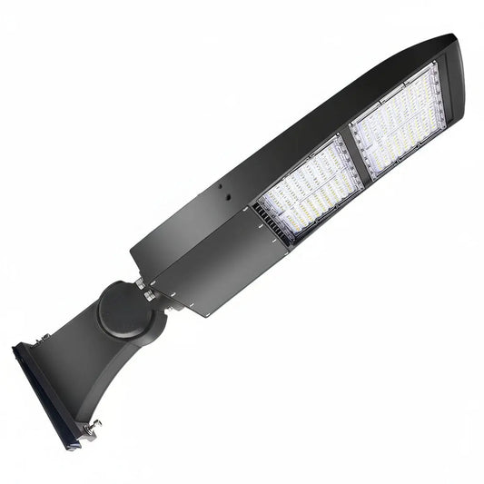 300W LED Shoebox Light-LED Parking Lot Area Light-140 Lumens Per Watt-CCT 4000K-UL+DLC 5.1