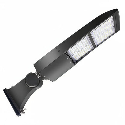 300W LED Shoebox Light-LED Parking Lot Area Light-140 Lumens Per Watt-CCT 4000K-UL+DLC 5.1