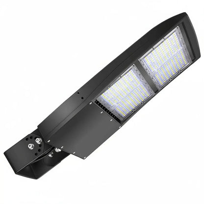 300W LED Parking Lot Light-Shoebox Area Light-AC 120~277V-42.000 Lumens-CCT 5000K-1.000W Metal Halide Equivalent-UL+DLC 5.1