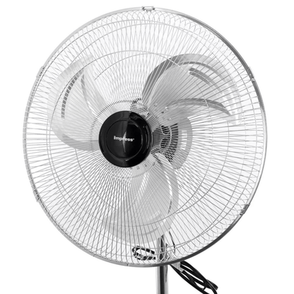 Impress 18-Inch Chrome Hi-Speed Industrial Standing Oscillating Fan