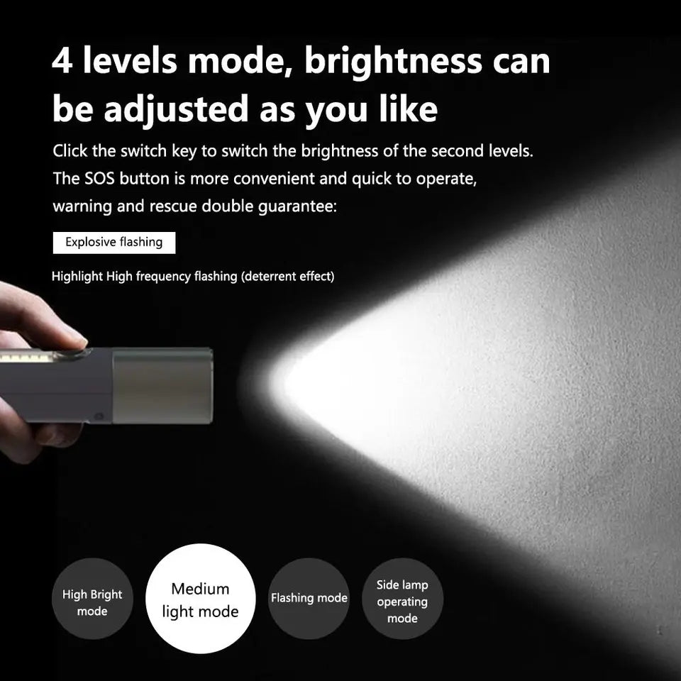 Digital Thunder XST-836. Rechargeable Waterproof Torch FlashLight