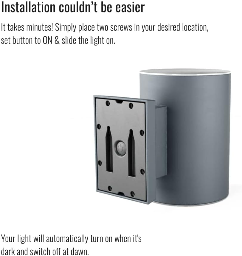 SolarCentre Grantham Solar Wall Light – Outdoor Up & Down