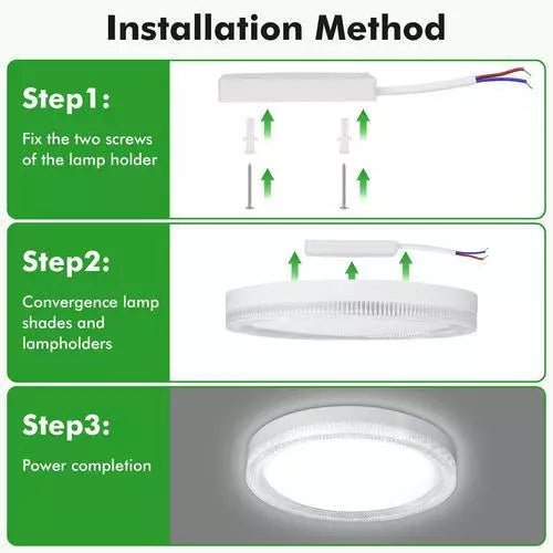 LED Round & Square Ceiling Light – 12W-48W. IP44
