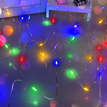 Green Fairy Lights. 5M 50 LEDs Battery Powered String Lights
