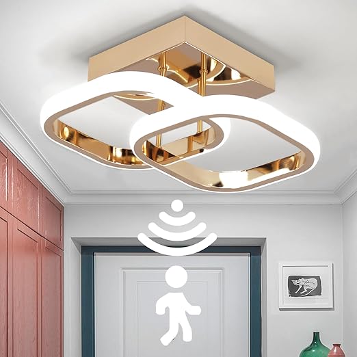 22W Square Motion Sensor Ceiling Light
