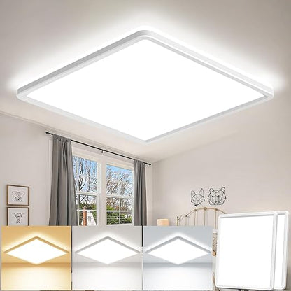 22CM LED Ceiling Light. 18W. 3 CCT Waterproof Flush Mount