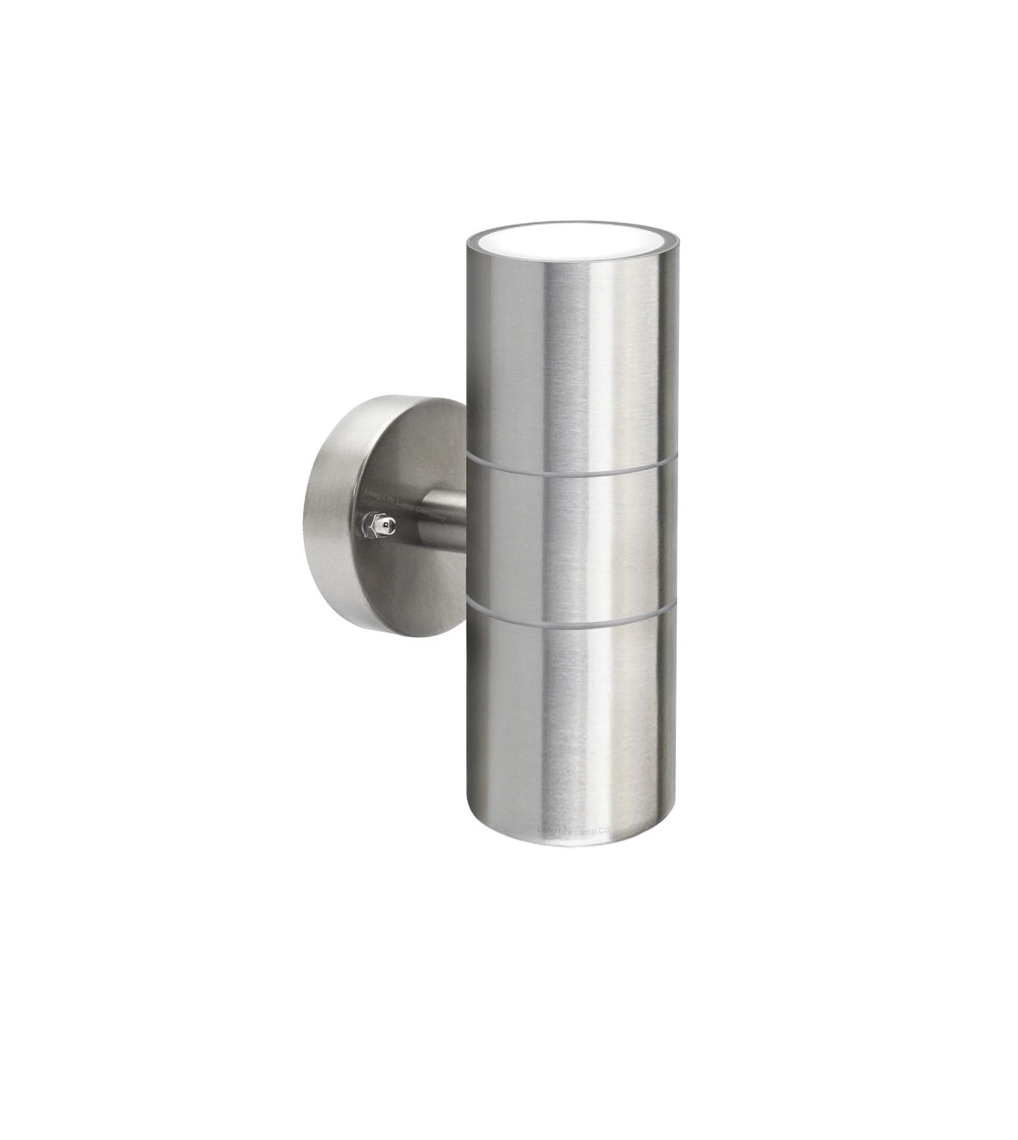 Modern Outdoor Up Down Wall Light – Stainless Steel. IP65 Waterproof. Mains Powered Exterior Sconce for Porch. Patio. or Garage