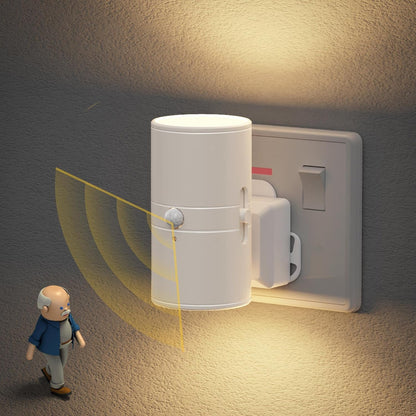 Dimmable Plug-in Motion Sensor Night Light. 3000K