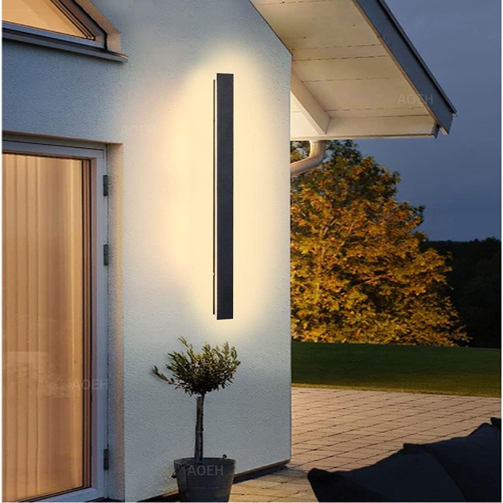 Modern Indoor Outdoor LED Wall Light