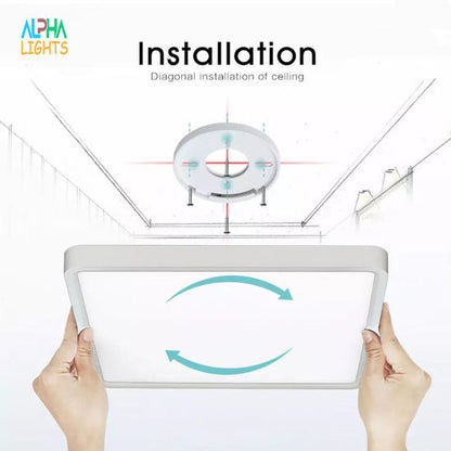 18W LED Ceiling Light 12 inch Square. 6500K Cold Light Super Bright Ceiling Lights