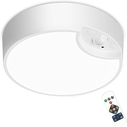 Rechargeable 7.5 Motion Sensor Ceiling Light. Remote
