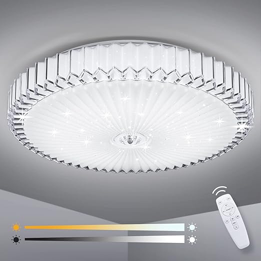 40W Dimmable LED Ceiling Light with Remote Control