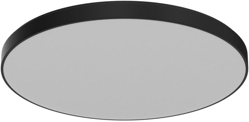 48W Black Round LED Ceiling Light – Stylish & Energy-Efficient Indoor Lighting