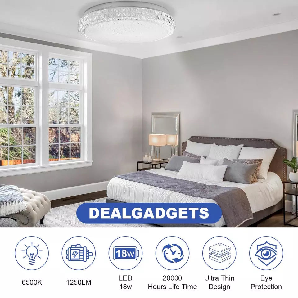 Modern Cool White LED Round Ceiling Light