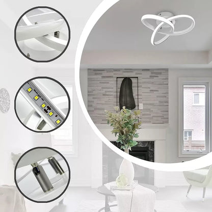 Modern Dimmable LED Ceiling Light Chandelier – Elegant Lighting Fixture for Living Room & Bedroom