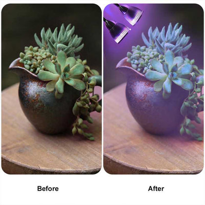 2 Heads Dimmable Indoor Plant Grow Lights