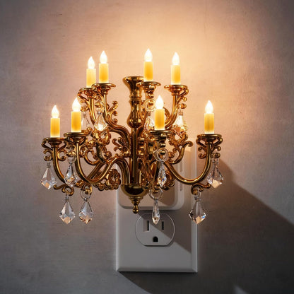 Plug-in Night Light Chandelier Design