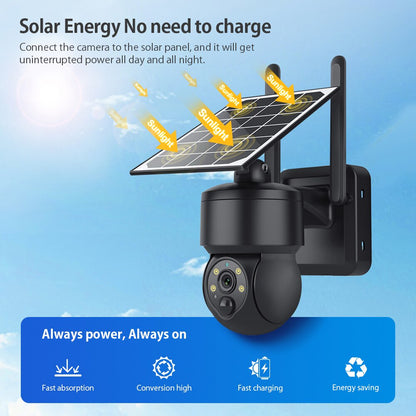WIFI Wireless PTZ Solar Camera 4G SIM 3MP Outdoor Solar Panel Two Way Audio Security Protection CCTV Camera Battery Cam