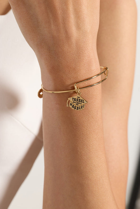 The Tassel Was Worth The Hassle Charm Bangle