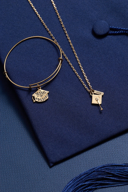The Tassel Was Worth The Hassle Charm Bangle