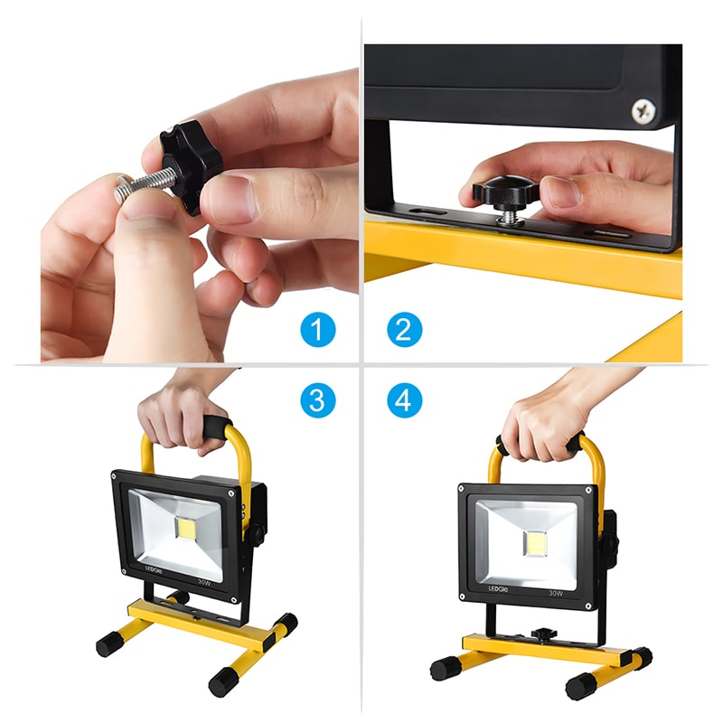 30W Waterproof Daylight White AC LED Flood Lights
