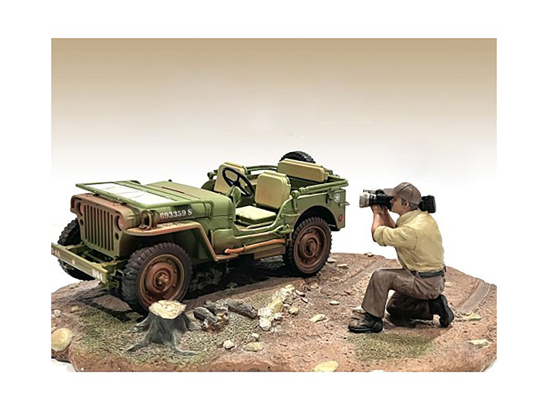 4X4 Mechanic Figure 7 for 1/18 Scale Models by American Diorama