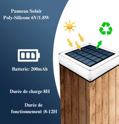 Lampe solaire a poser LED