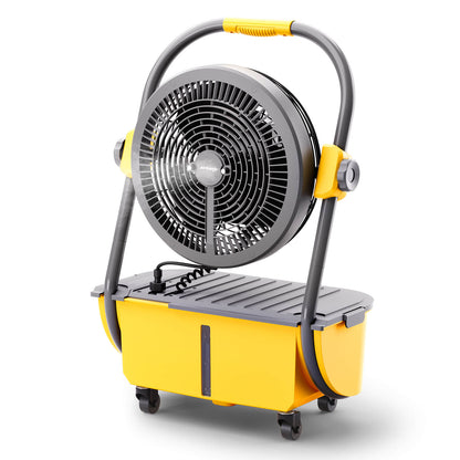 (Open Box) AirSupply MS12 Portable Mist Fan. 19.200mAh Battery & 2.9-Gallon Tank