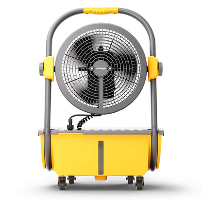 (Open Box) AirSupply MS12 Portable Mist Fan. 19.200mAh Battery & 2.9-Gallon Tank