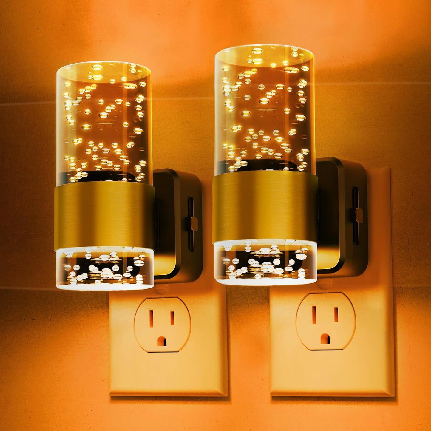 Plug-in Night Light Acrylic Bubble Style