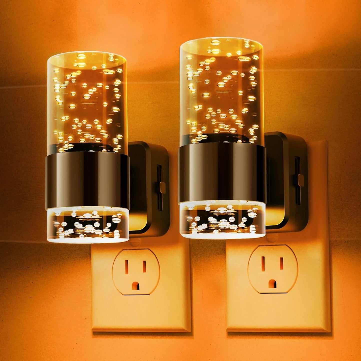 Plug-in Night Light Acrylic Bubble Style
