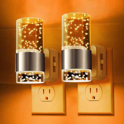 Plug-in Night Light Acrylic Bubble Style