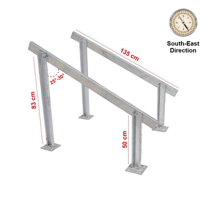 Loom Solar 2 Panel Stand (180 watts)