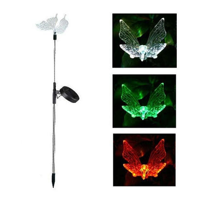 Animaux solaire Papillon de Cristal