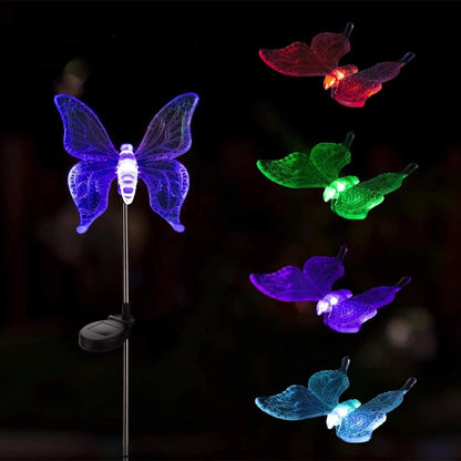 Animaux solaire Papillon de Cristal