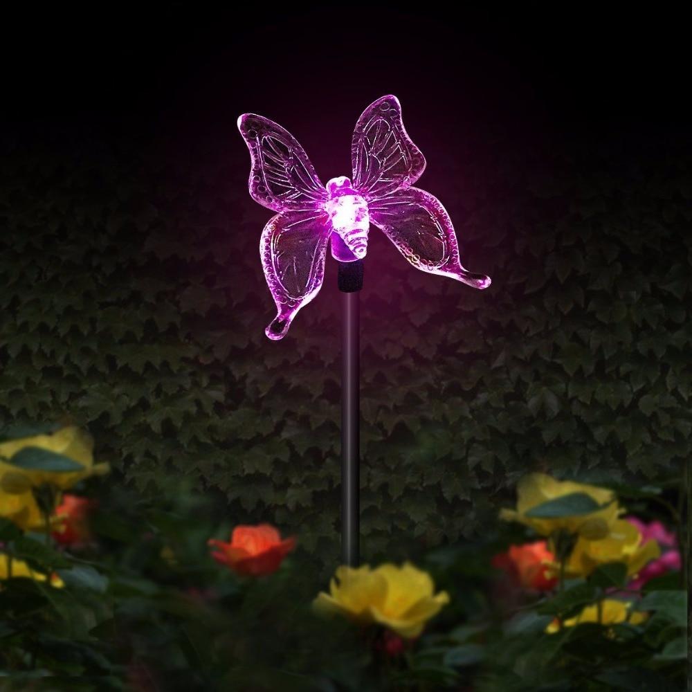 Animaux solaire Papillon de Cristal