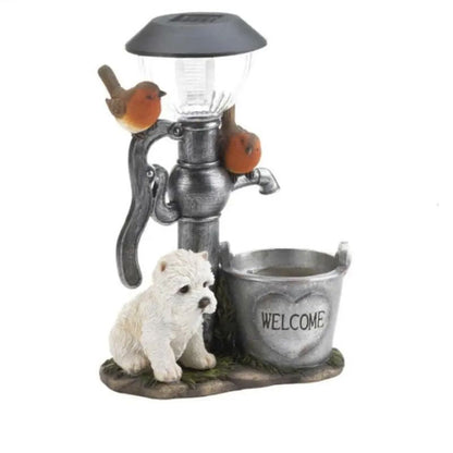 Animaux solaire extérieur Chien