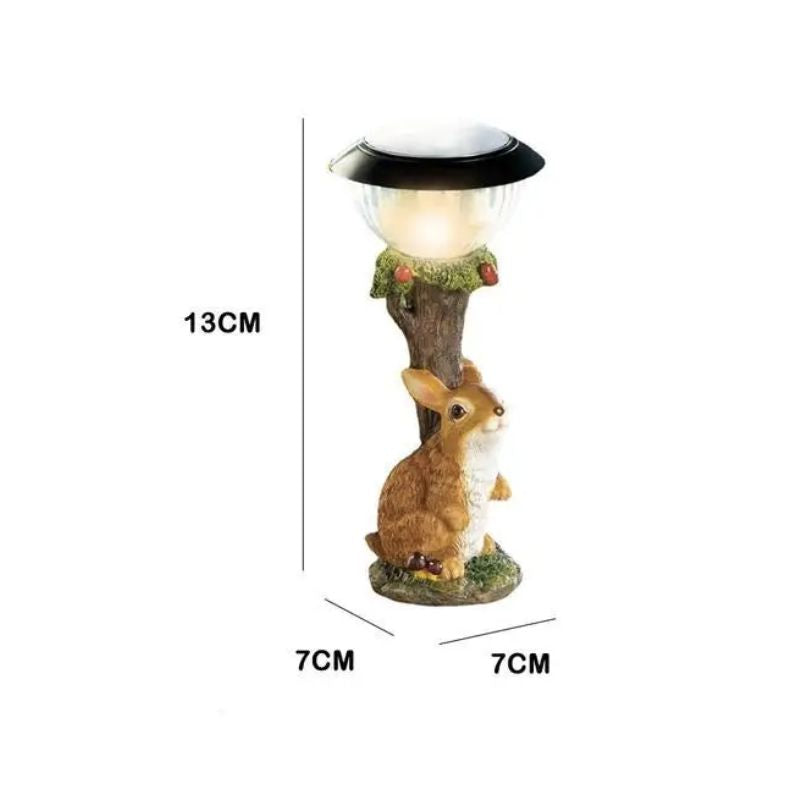 Animaux solaire extérieur Lapin Chat Chien