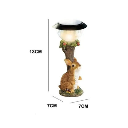 Animaux solaire extérieur Lapin Chat Chien