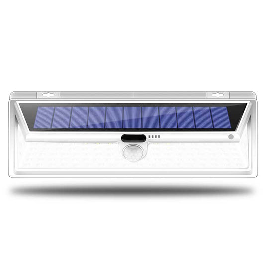 Applique murale solaire 66 LED Blanche