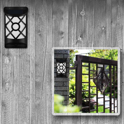 Applique Murale Solaire Double Lampe Enflammé