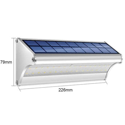Applique Murale Solaire <br> Lampe 48 LED en Aluminium